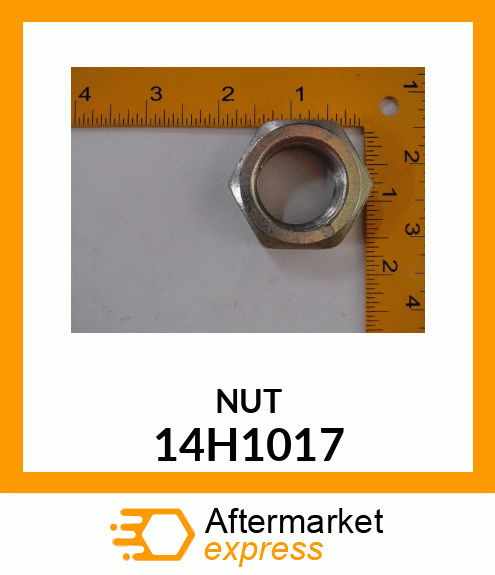 NUT, HEX JAM 14H1017