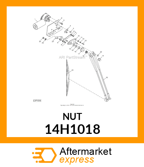 NUT, CROWN 14H1018