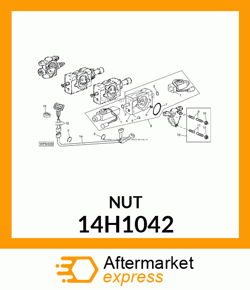 NUT, HEX 14H1042