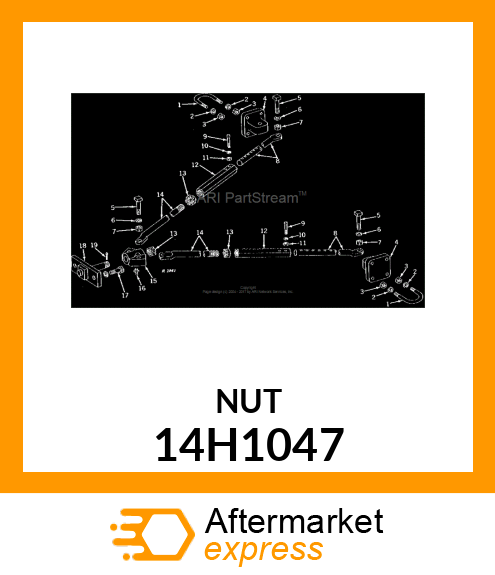 NUT, HEX 14H1047