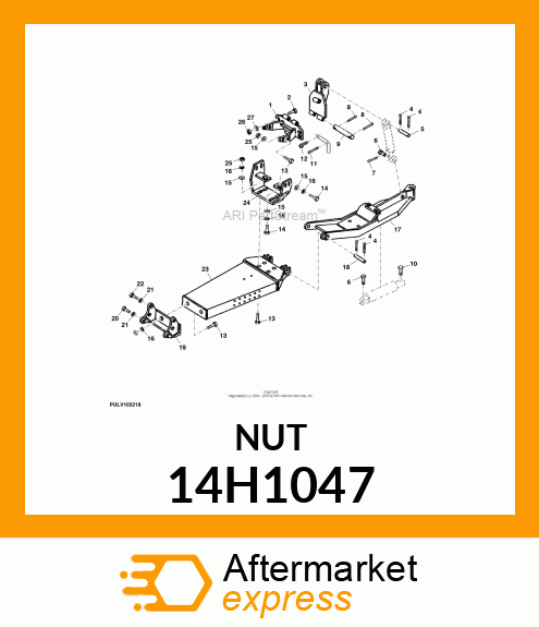 NUT, HEX 14H1047