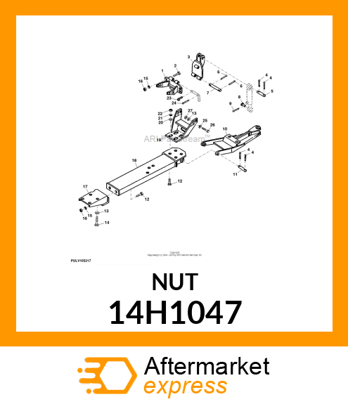 NUT, HEX 14H1047