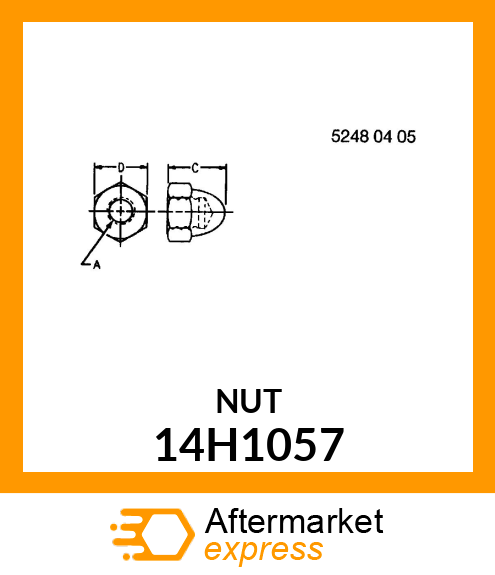 NUT, CROWN 14H1057