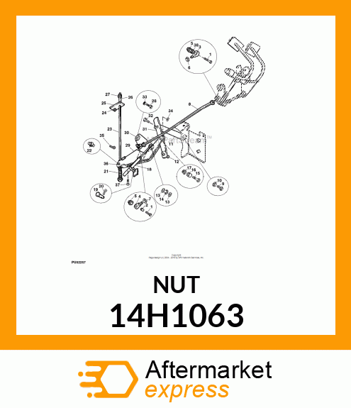 NUT, HEX 14H1063