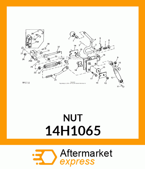 NUT, HEX 14H1065