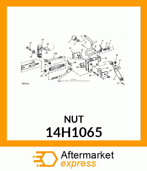 NUT, HEX 14H1065