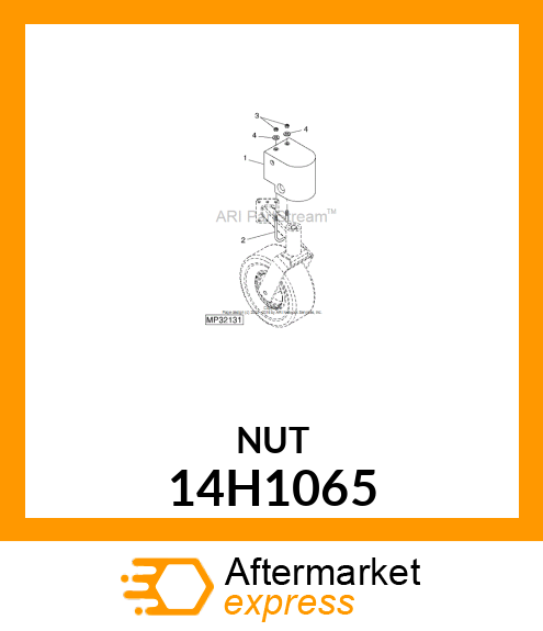 NUT, HEX 14H1065