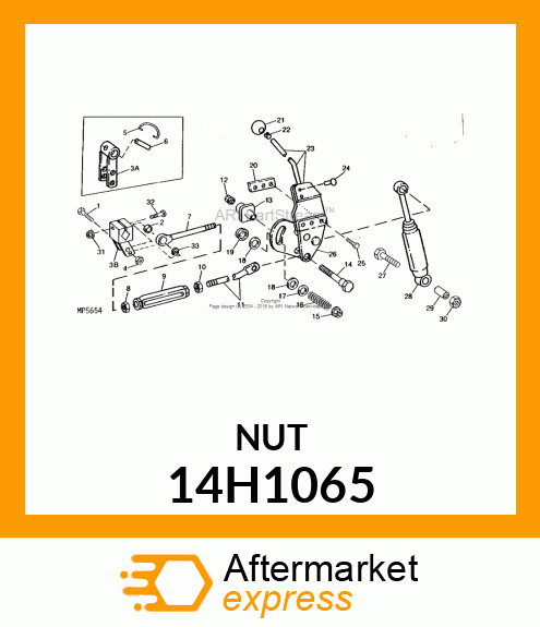 NUT, HEX 14H1065