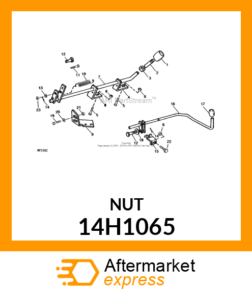 NUT, HEX 14H1065