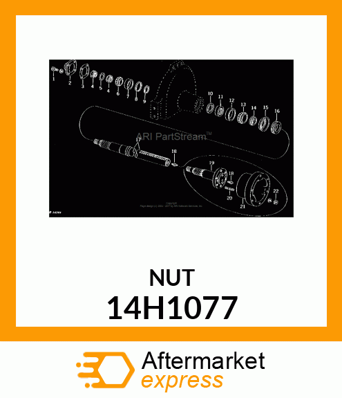 NUT, HEX 14H1077