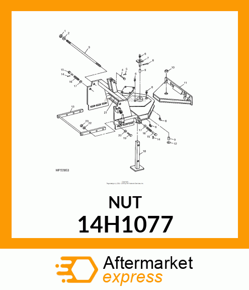 NUT, HEX 14H1077