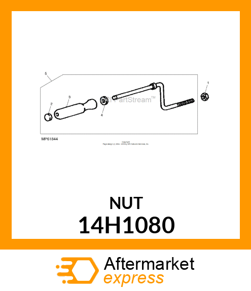 NUT, HEX 14H1080