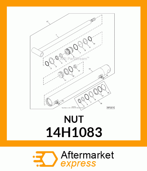 NUT, HEX 14H1083