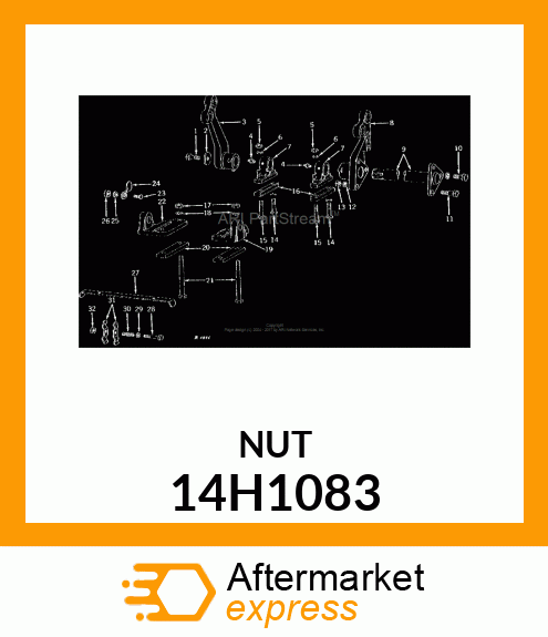 NUT, HEX 14H1083