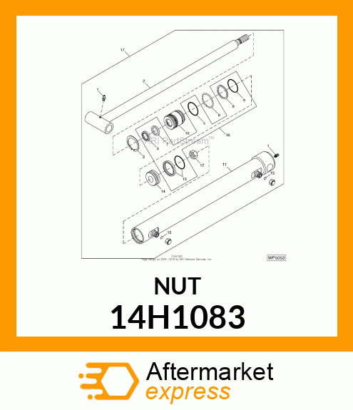 NUT, HEX 14H1083