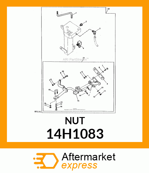 NUT, HEX 14H1083