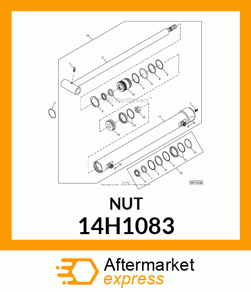 NUT, HEX 14H1083