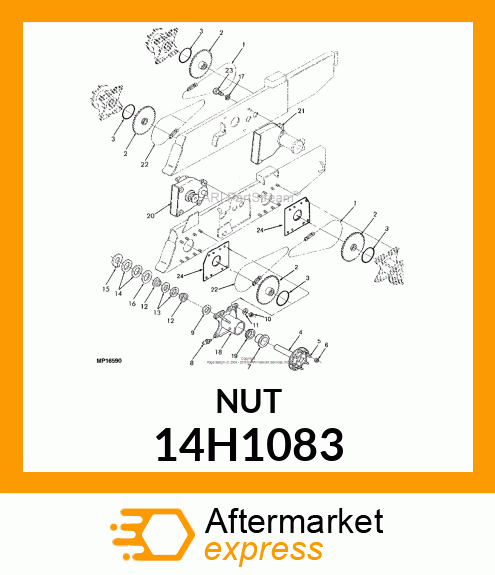 NUT, HEX 14H1083