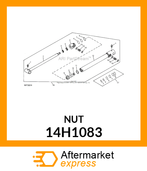 NUT, HEX 14H1083