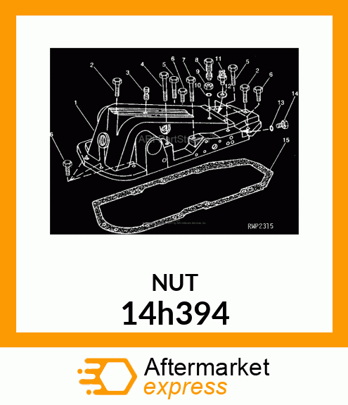 NUT, HEX 14h394