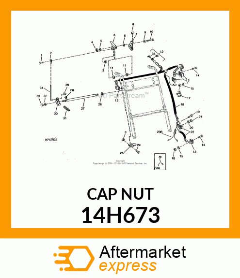 NUT, CROWN 14H673