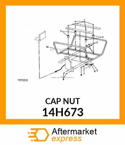 NUT, CROWN 14H673