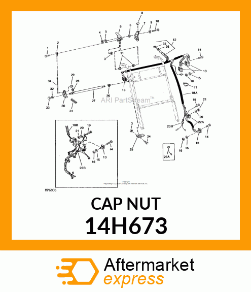 NUT, CROWN 14H673