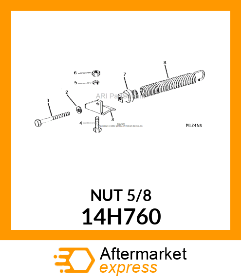 NUT, HEX 14H760