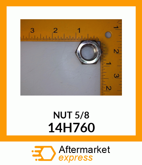 NUT, HEX 14H760