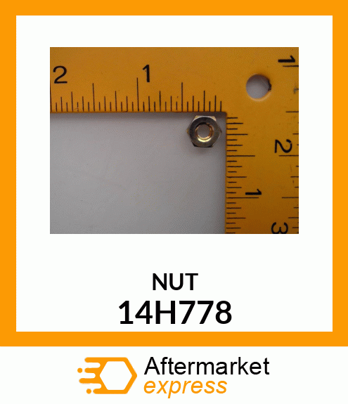 NUT, HEX MACHINE SCREW 14H778