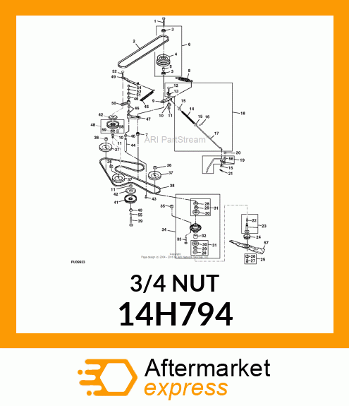 NUT, HEX 14H794