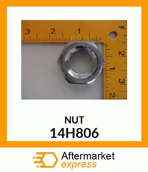 NUT, HEX JAM 14H806