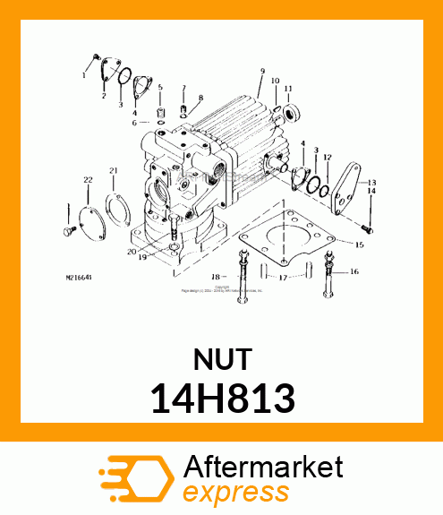 NUT, HEX 14H813