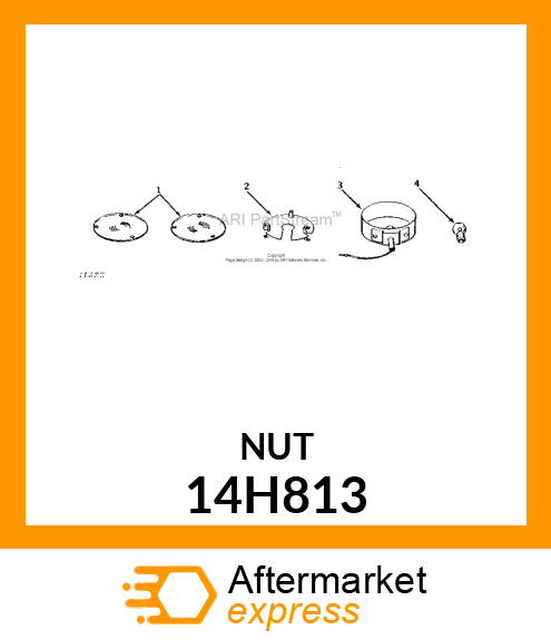 NUT, HEX 14H813