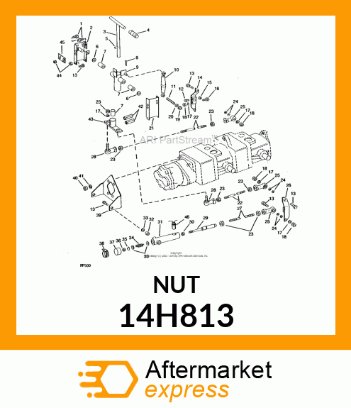 NUT, HEX 14H813