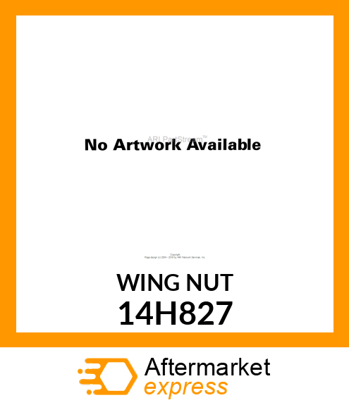 NUT, FORGED WING 14H827