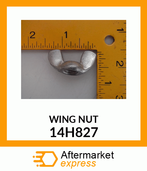 NUT, FORGED WING 14H827