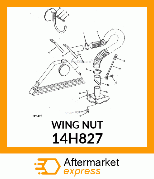 NUT, FORGED WING 14H827