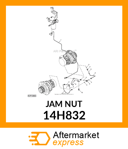 NUT, HEX JAM 14H832