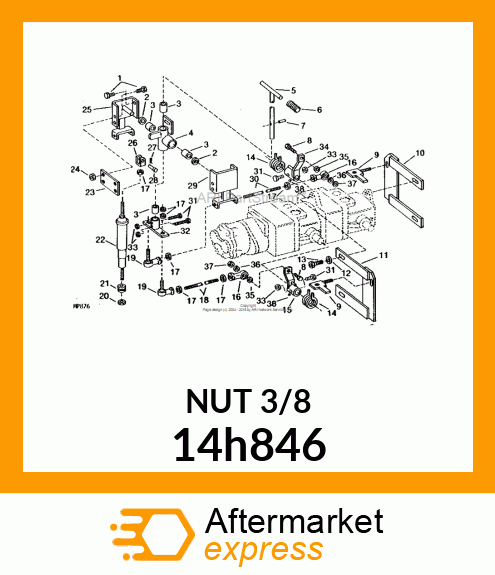 NUT, HEX 14h846