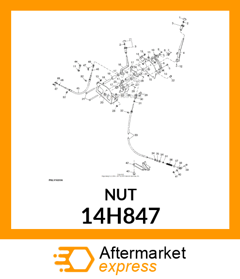 NUT, HEX JAM 14H847