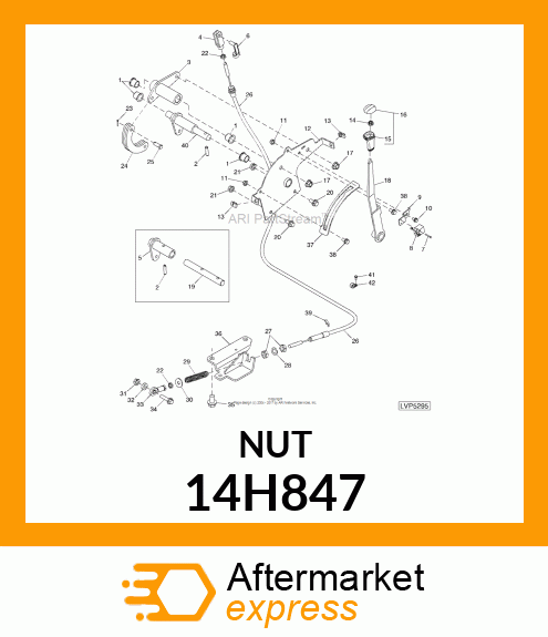 NUT, HEX JAM 14H847