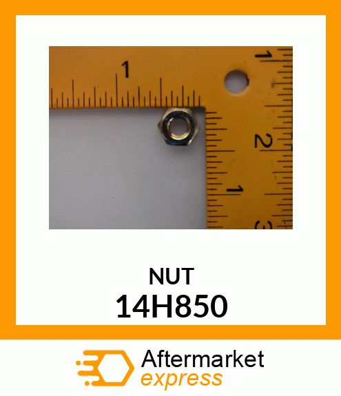 NUT, HEX JAM 14H850