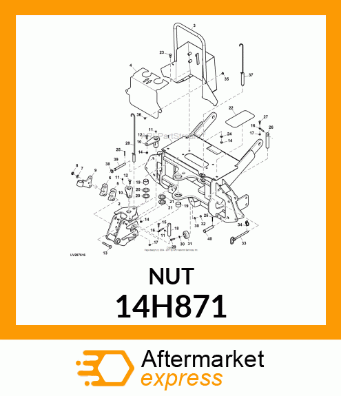 NUT, CROWN 14H871