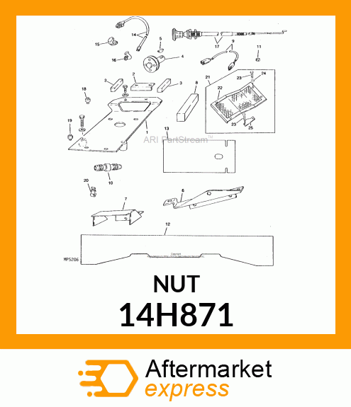 NUT, CROWN 14H871