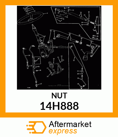 NUT, HEX 14H888