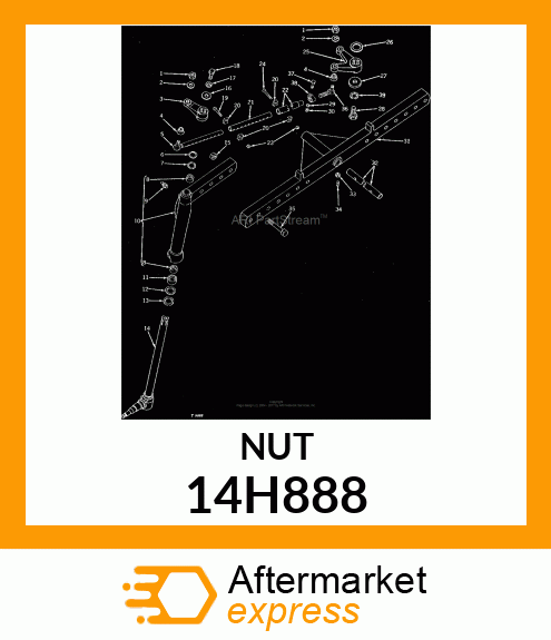 NUT, HEX 14H888