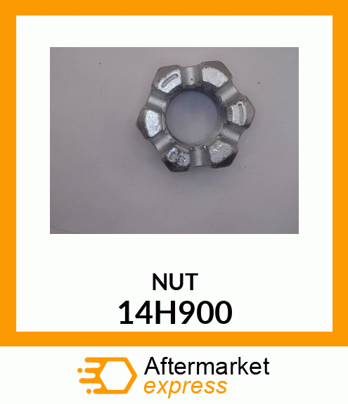 NUT, HEAVY HEX SLOTTED 14H900