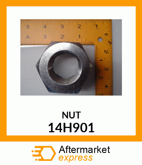 NUT, HEAVY HEX SLOTTED 14H901