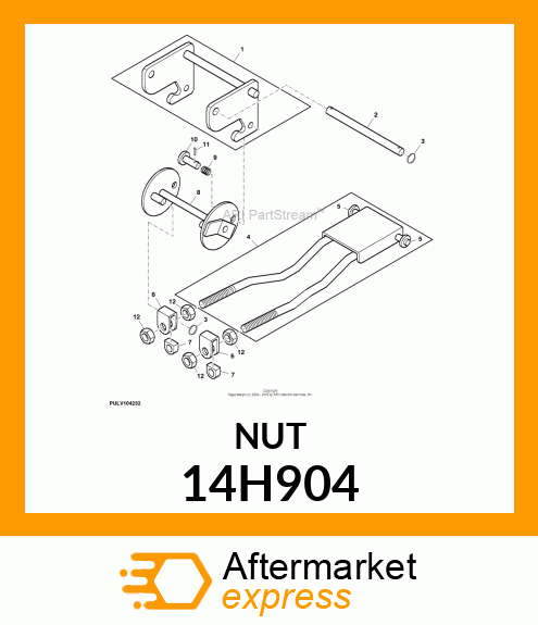 NUT, HEX JAM 14H904